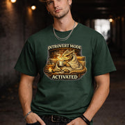 Introvert Mode Activated Shirt, Cozy Dragon Shirt, Introvert Shirt, Emotional Support Dragon Tee, Fantasy Dragon Shirt, Book Lover Gift
