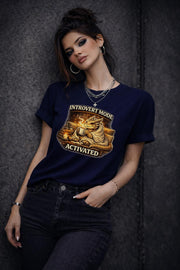 Introvert Mode Activated Shirt, Cozy Dragon Shirt, Introvert Shirt, Emotional Support Dragon Tee, Fantasy Dragon Shirt, Book Lover Gift