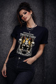 Operation Truth Fury Shirt, Down the Rabbit Hole Tee, Freedom Statement Shirt, Political Graphic Tee, Truth Seeker Shirt