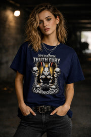 Operation Truth Fury Shirt, Down the Rabbit Hole Tee, Freedom Statement Shirt, Political Graphic Tee, Truth Seeker Shirt