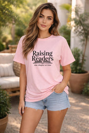 Raising Readers – One Chapter at a Time – Bookish Mom Shirt – Literary Mother’s Day Gift – Teacher Gift Tee