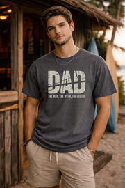 Dad The Man The Myth The Legend Shirt – Funny Father’s Day Tee – Gift for Dad – Classic Dad Graphic T-Shirt – Birthday Gift for Him