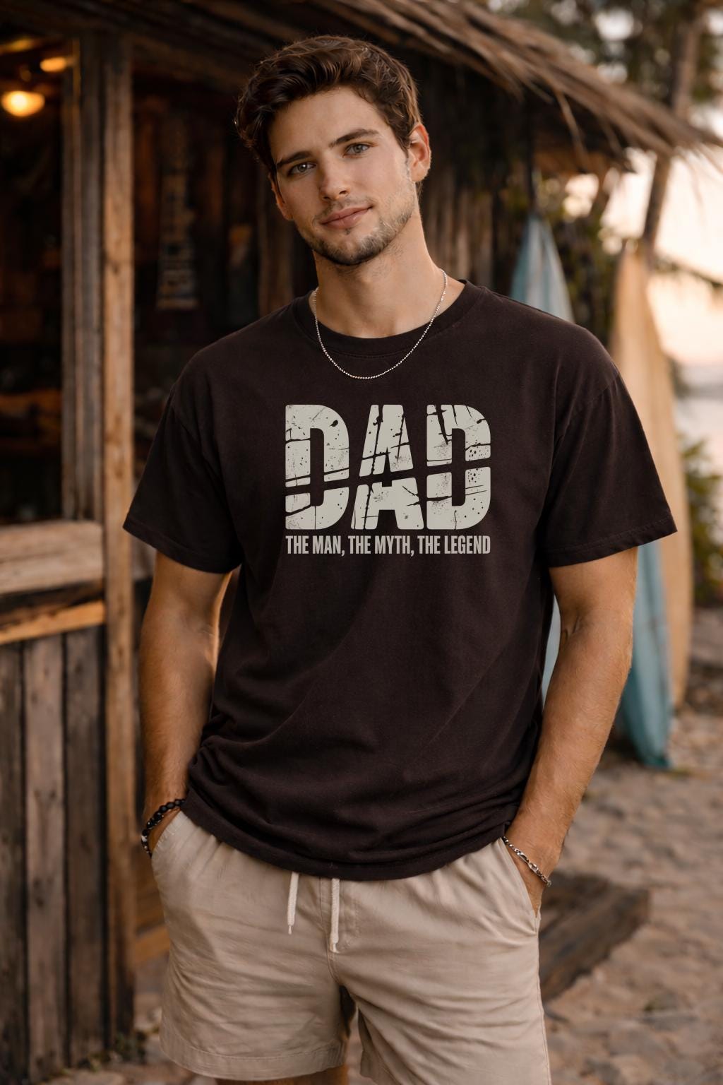 Dad The Man The Myth The Legend Shirt – Funny Father’s Day Tee – Gift for Dad – Classic Dad Graphic T-Shirt – Birthday Gift for Him