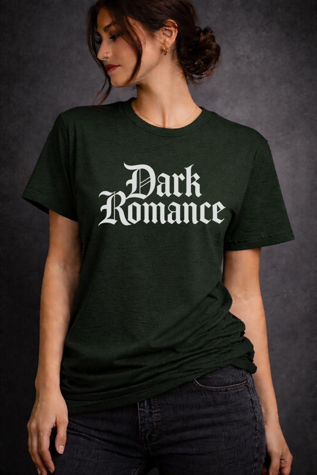 Dark Romance Shirt, Gothic Bookish Tee, BookTok Reader Shirt, Dark Romance Aesthetic Graphic Tee, Romance Reader Gift
