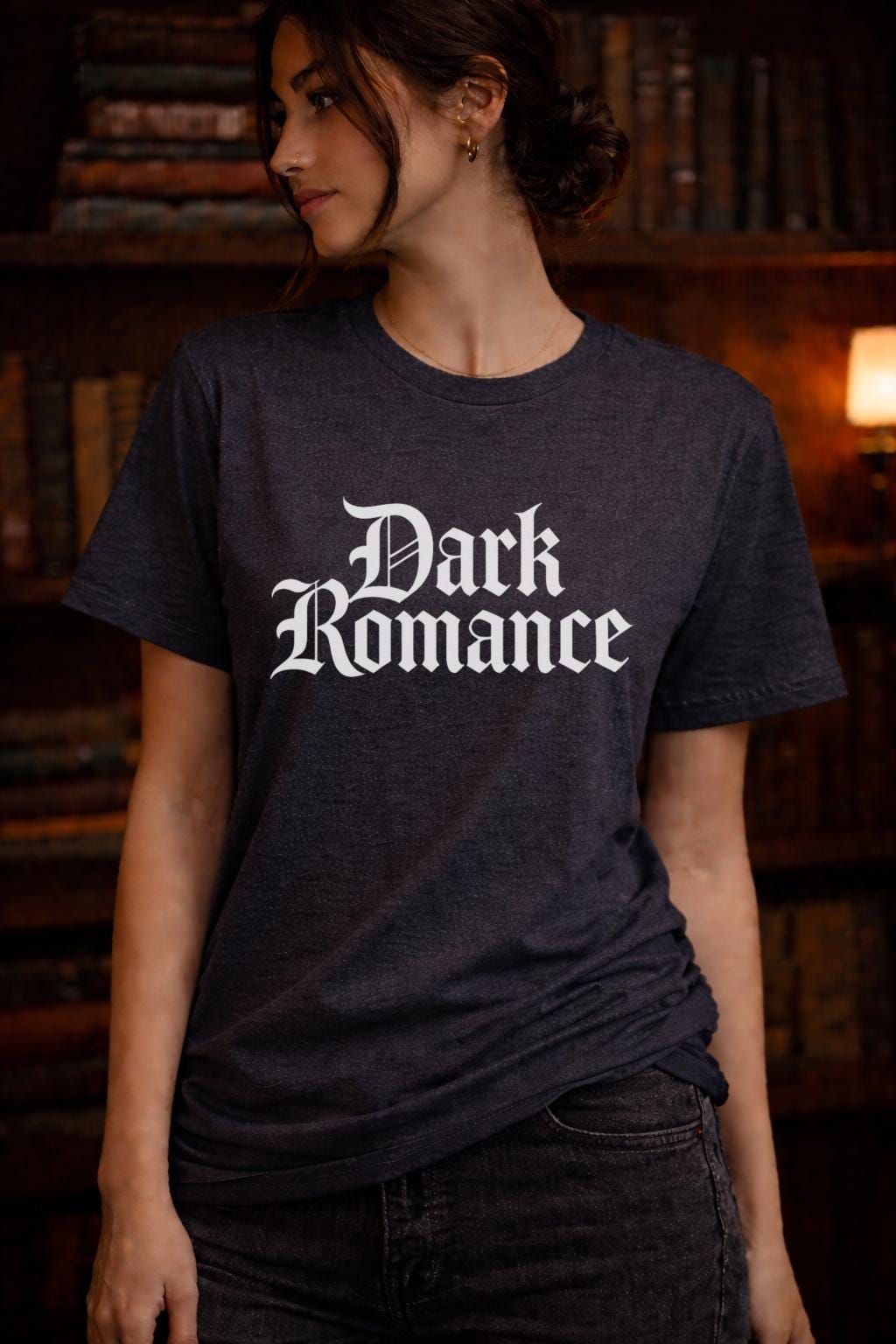 Dark Romance Shirt, Gothic Bookish Tee, BookTok Reader Shirt, Dark Romance Aesthetic Graphic Tee, Romance Reader Gift