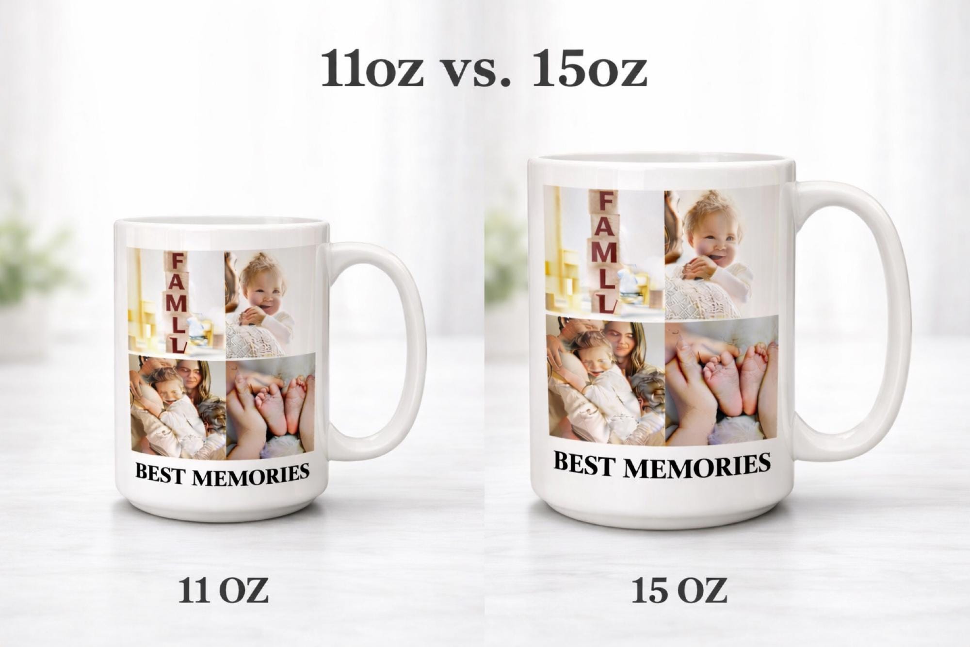 Custom Photo Collage Mug, Personalized Picture Coffee Mug, Family Photo Mug, Upload Your Photos Mug, Memory Mug Gift, Custom Picture Mug,Cer