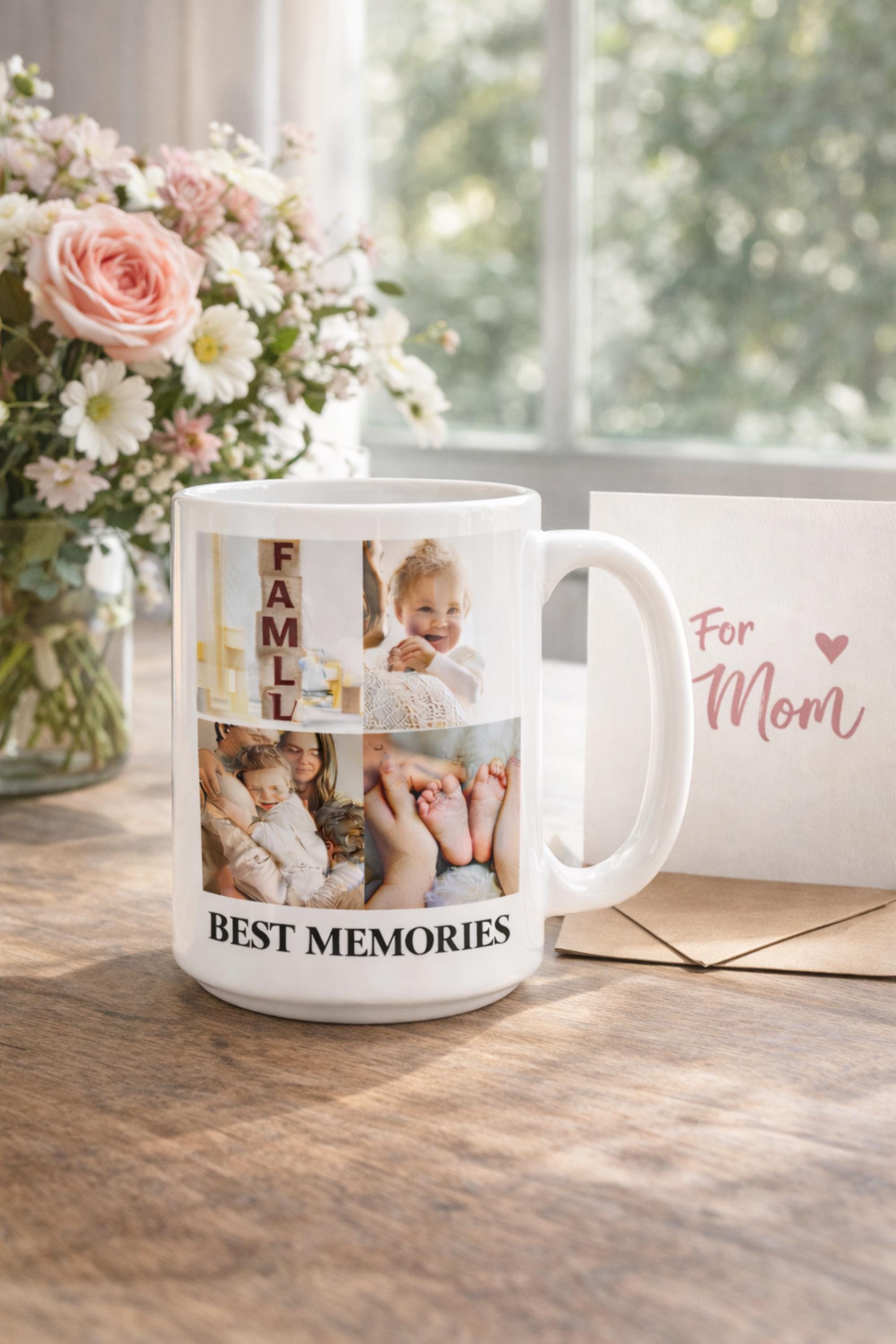 Custom Photo Collage Mug, Personalized Picture Coffee Mug, Family Photo Mug, Upload Your Photos Mug, Memory Mug Gift, Custom Picture Mug,Cer