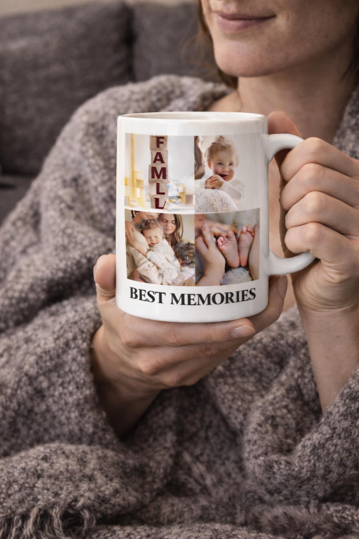 Custom Photo Collage Mug, Personalized Picture Coffee Mug, Family Photo Mug, Upload Your Photos Mug, Memory Mug Gift, Custom Picture Mug,Cer