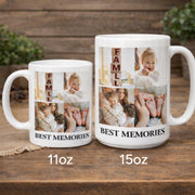 Custom Photo Collage Mug, Personalized Picture Coffee Mug, Family Photo Mug, Upload Your Photos Mug, Memory Mug Gift, Custom Picture Mug,Cer