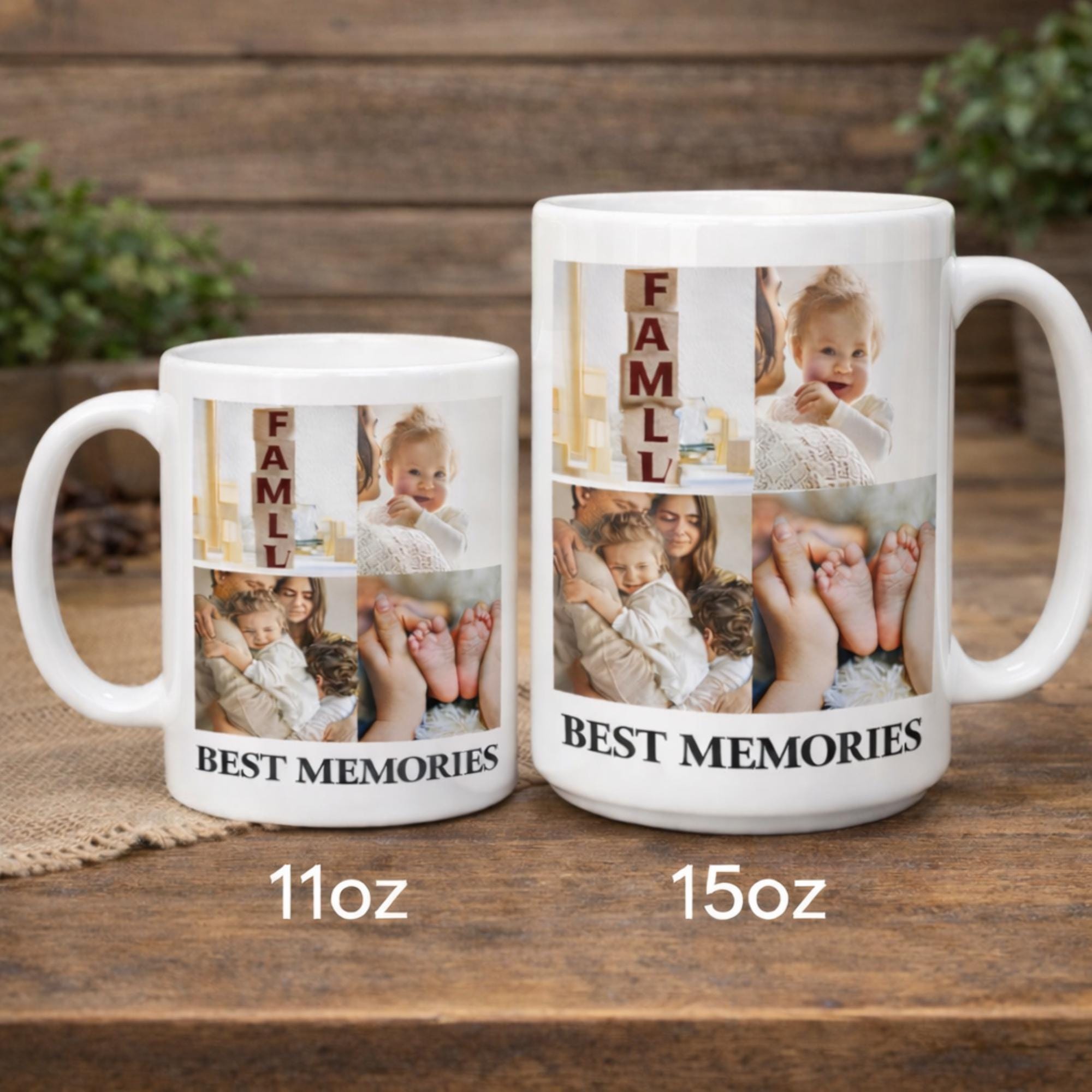 Custom Photo Collage Mug, Personalized Picture Coffee Mug, Family Photo Mug, Upload Your Photos Mug, Memory Mug Gift, Custom Picture Mug,Cer