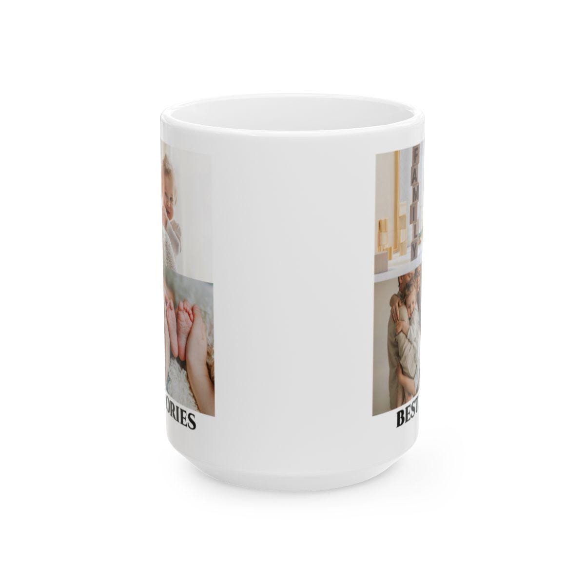 Custom Photo Collage Mug, Personalized Picture Coffee Mug, Family Photo Mug, Upload Your Photos Mug, Memory Mug Gift, Custom Picture Mug,Cer