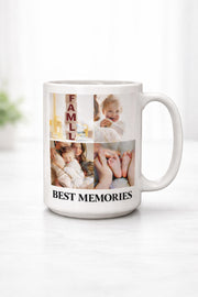 Custom Photo Collage Mug, Personalized Picture Coffee Mug, Family Photo Mug, Upload Your Photos Mug, Memory Mug Gift, Custom Picture Mug,Cer