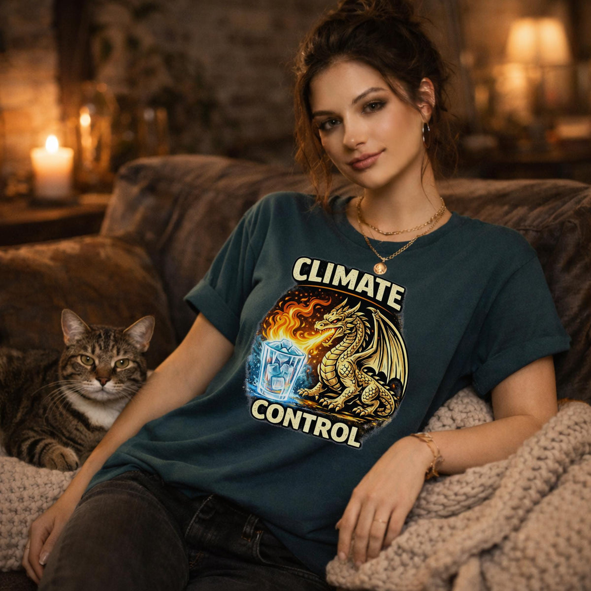 Climate Control Dragon Shirt, Funny Protest Tee, Dragon Graphic Shirt, Social Justice Shirt, Activist Humor Tee, Fantasy Dragon Shirt