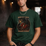 Morally Gray Dragon Energy Shirt, Dark Romance Dragon Tee, Fantasy Dragon Shirt, Booktok Reader Shirt, Dragon Lover Gift