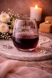 Minimal design showcasing couple details on clear surface for celebration use