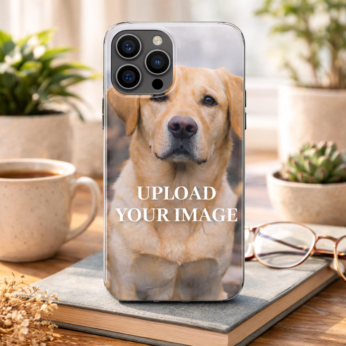 Custom Pet Photo Tough Phone Case | Personalized Dog Cat Memorial Photo Case