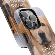 Custom Pet Photo Tough Phone Case | Personalized Dog Cat Memorial Photo Case