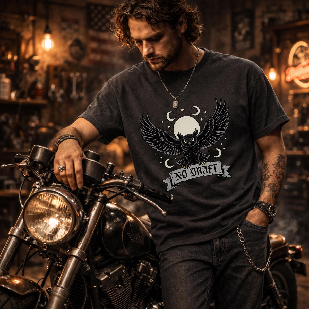 No Draft Owl Shirt, Anti Draft Protest Tee, Freedom Statement Shirt, Political Graphic Tee, Civil Liberty Shirt, Patriotic Freedom Apparel
