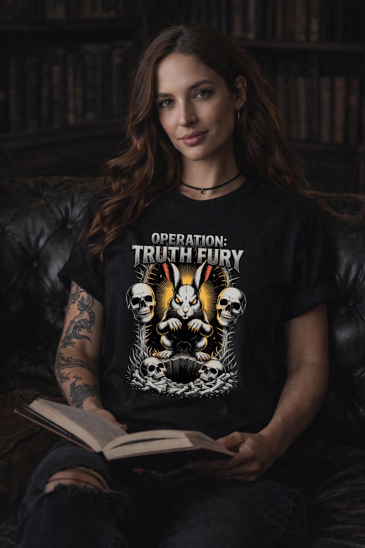 Operation Truth Fury Shirt, Down the Rabbit Hole Tee, Freedom Statement Shirt, Political Graphic Tee, Truth Seeker Shirt