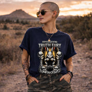 Operation Truth Fury Shirt, Down the Rabbit Hole Tee, Freedom Statement Shirt, Political Graphic Tee, Truth Seeker Shirt