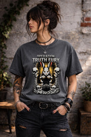 Operation Truth Fury Shirt, Down the Rabbit Hole Tee, Freedom Statement Shirt, Political Graphic Tee, Truth Seeker Shirt
