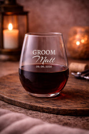 Minimal design showcasing couple details on clear surface for celebration use