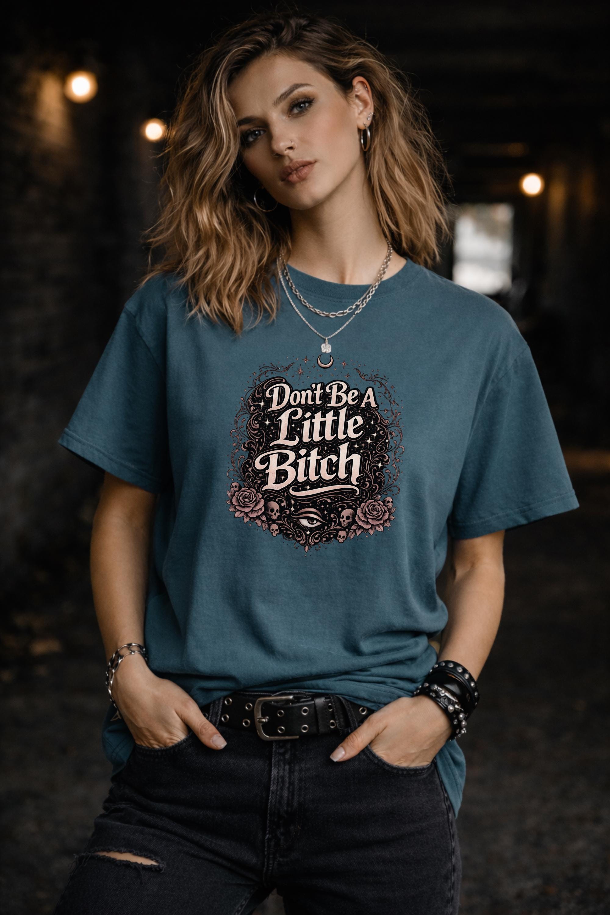 comfort colors 1717 teal graphic tee womens edgy aesthetic shirt sarcastic statement casual outfit