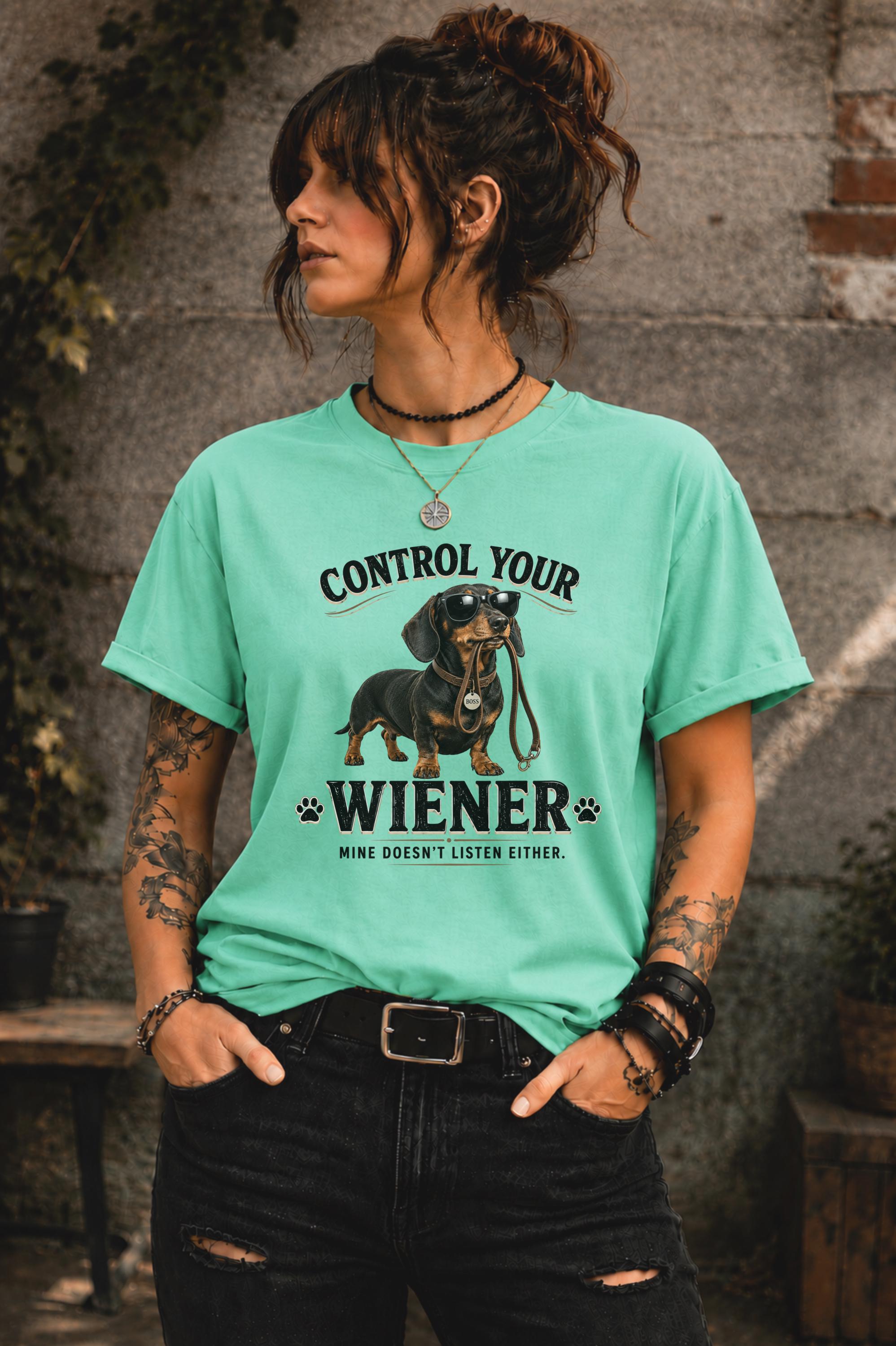 Dachshund themed shirt perfect for dog moms and dog dads