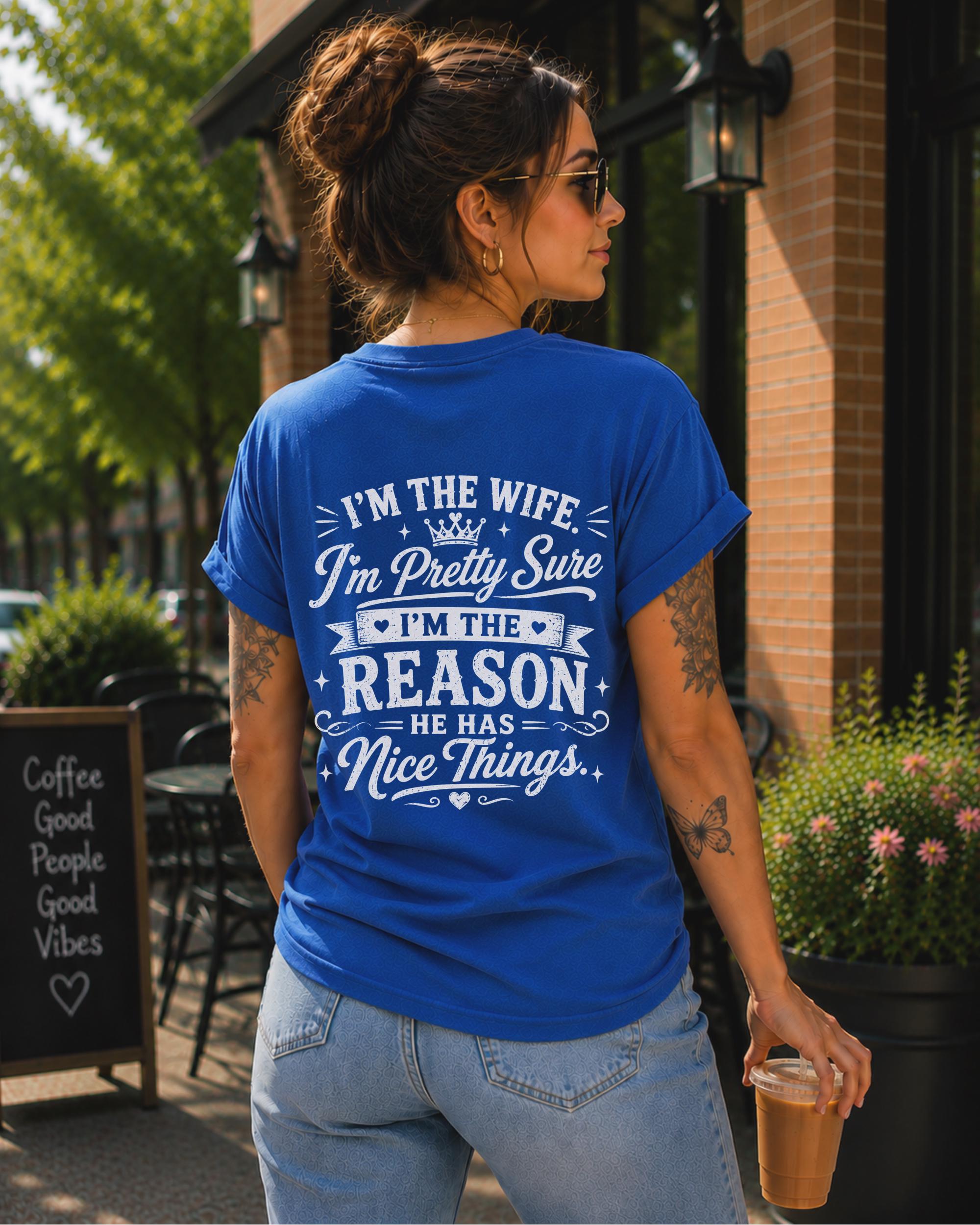 Sarcastic spouse themed apparel