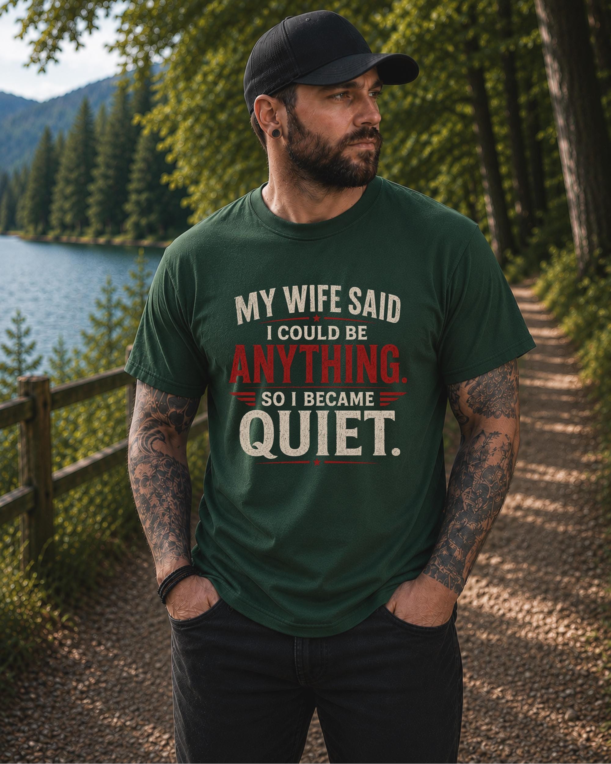 Marriage humor t-shirt for husbands with sarcastic saying