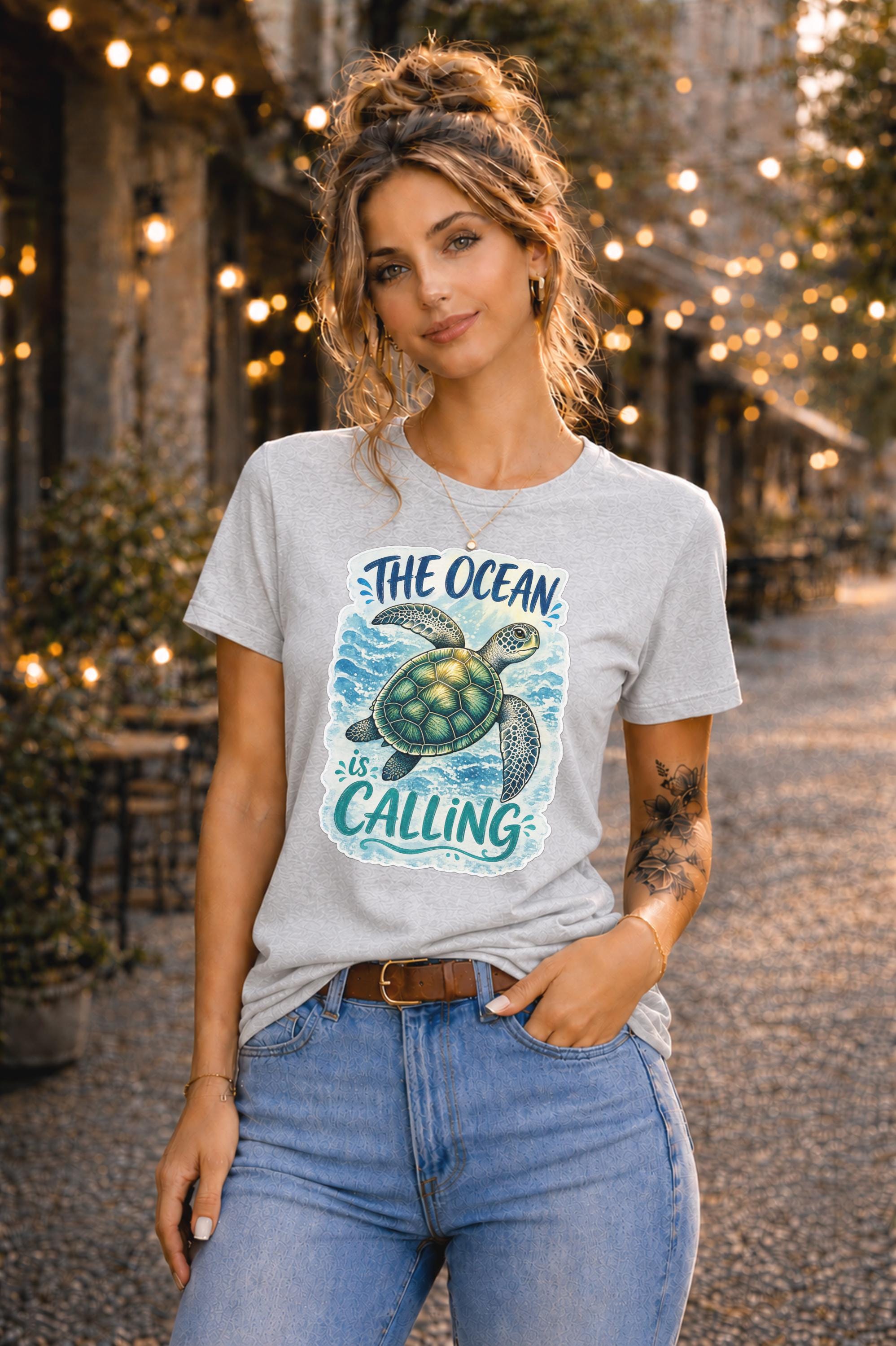 Sea Turtle Lover Gift Shirt Beach and Ocean Inspired Apparel