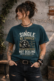 Sarcastic graphic tee featuring zero drama lifestyle design