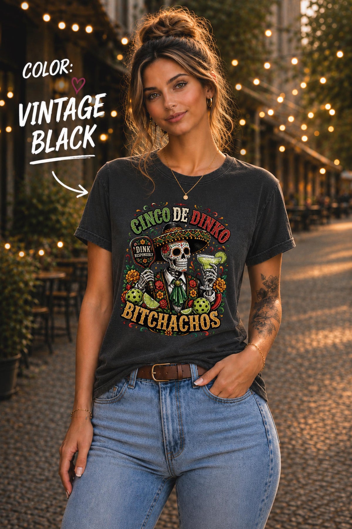 Cinco De Mayo apparel with sombrero skeleton