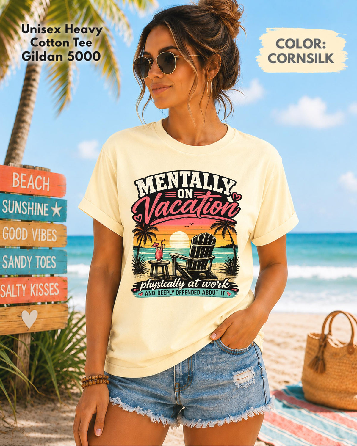 Ocean inspired summer graphic tee