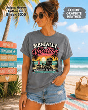 Coastal lifestyle apparel with sunset artwork