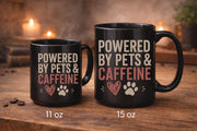 Funny pet lover mug with coffee themed typography design, either in 11oz or 15oz cup.