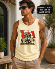 Canadian military pride graphic tank top