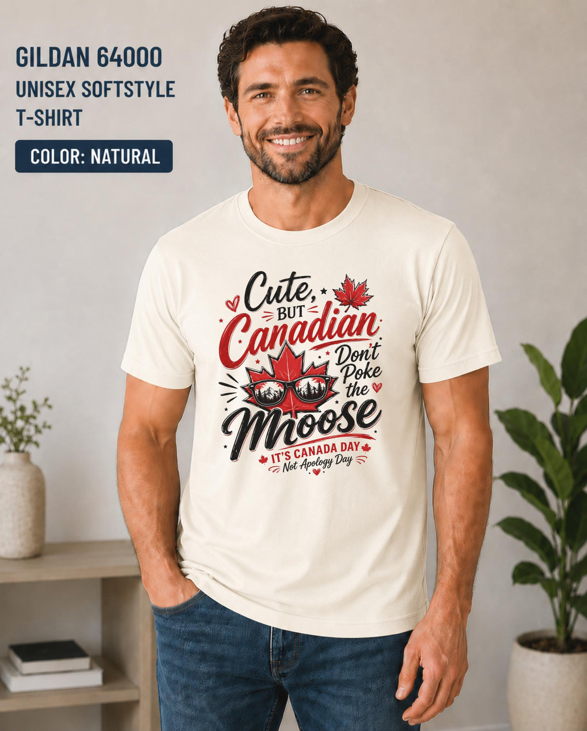 Patriotic Canada Day apparel for men and women