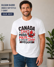 Canadian pride unisex softstyle t-shirt