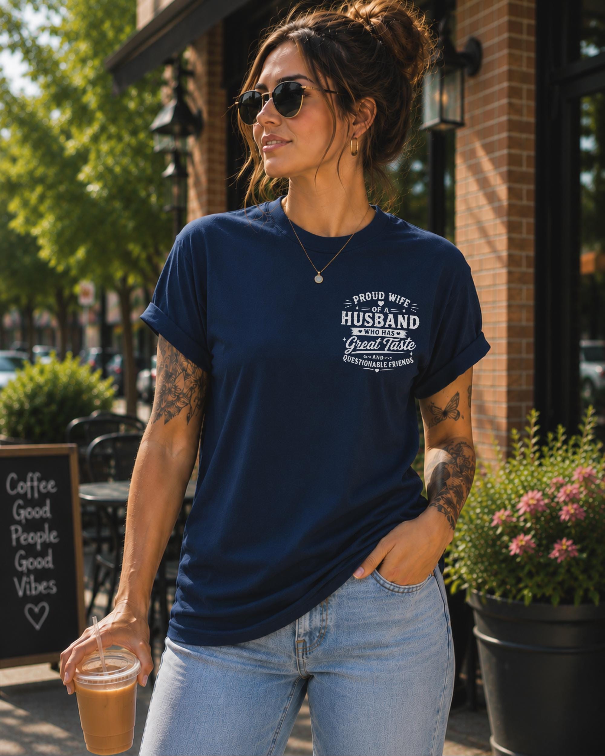 Married life funny graphic shirt