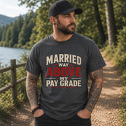 Funny marriage apparel for husbands with vintage typography