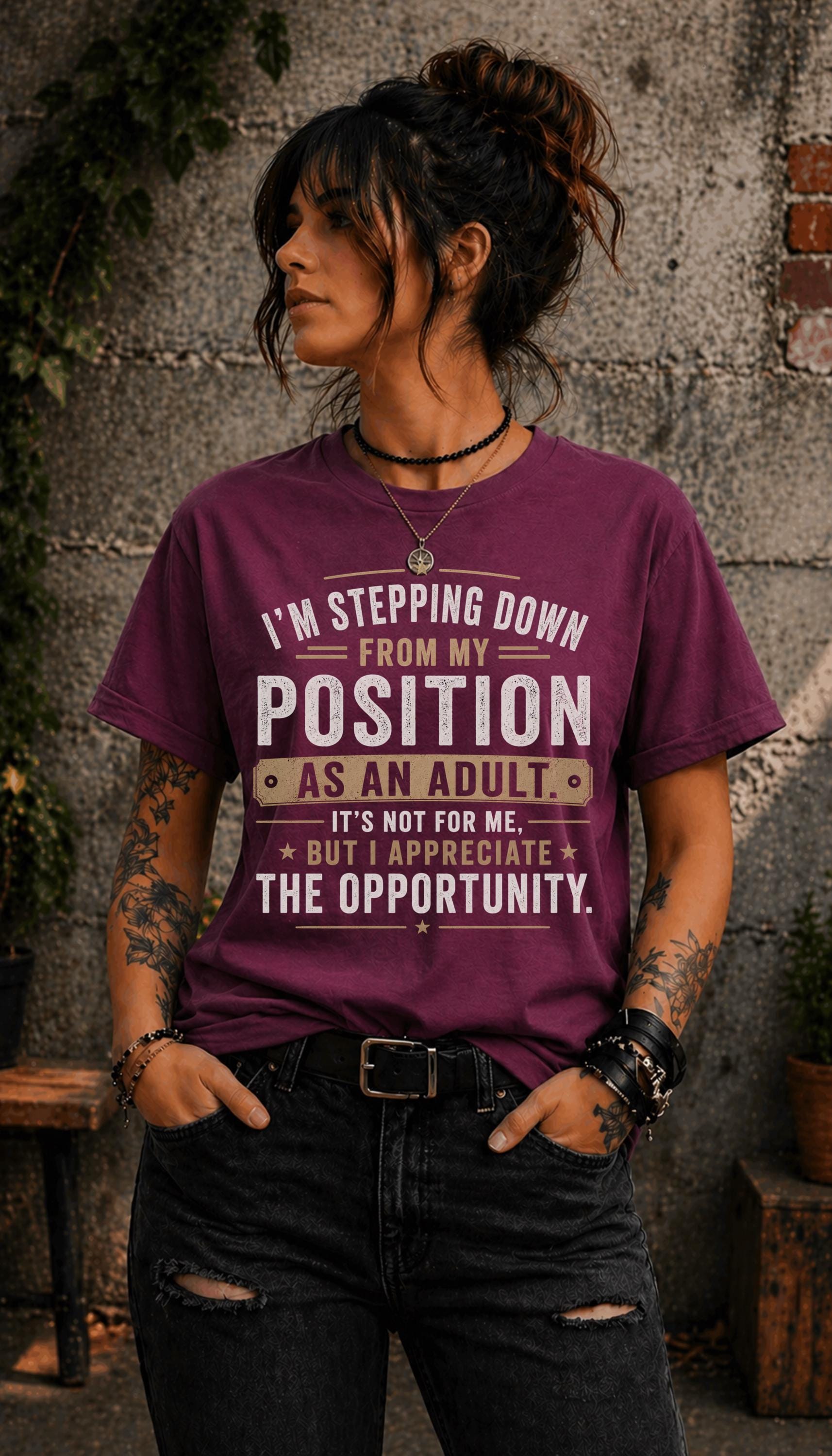 Casual sarcastic apparel for introverts and overworked adults
