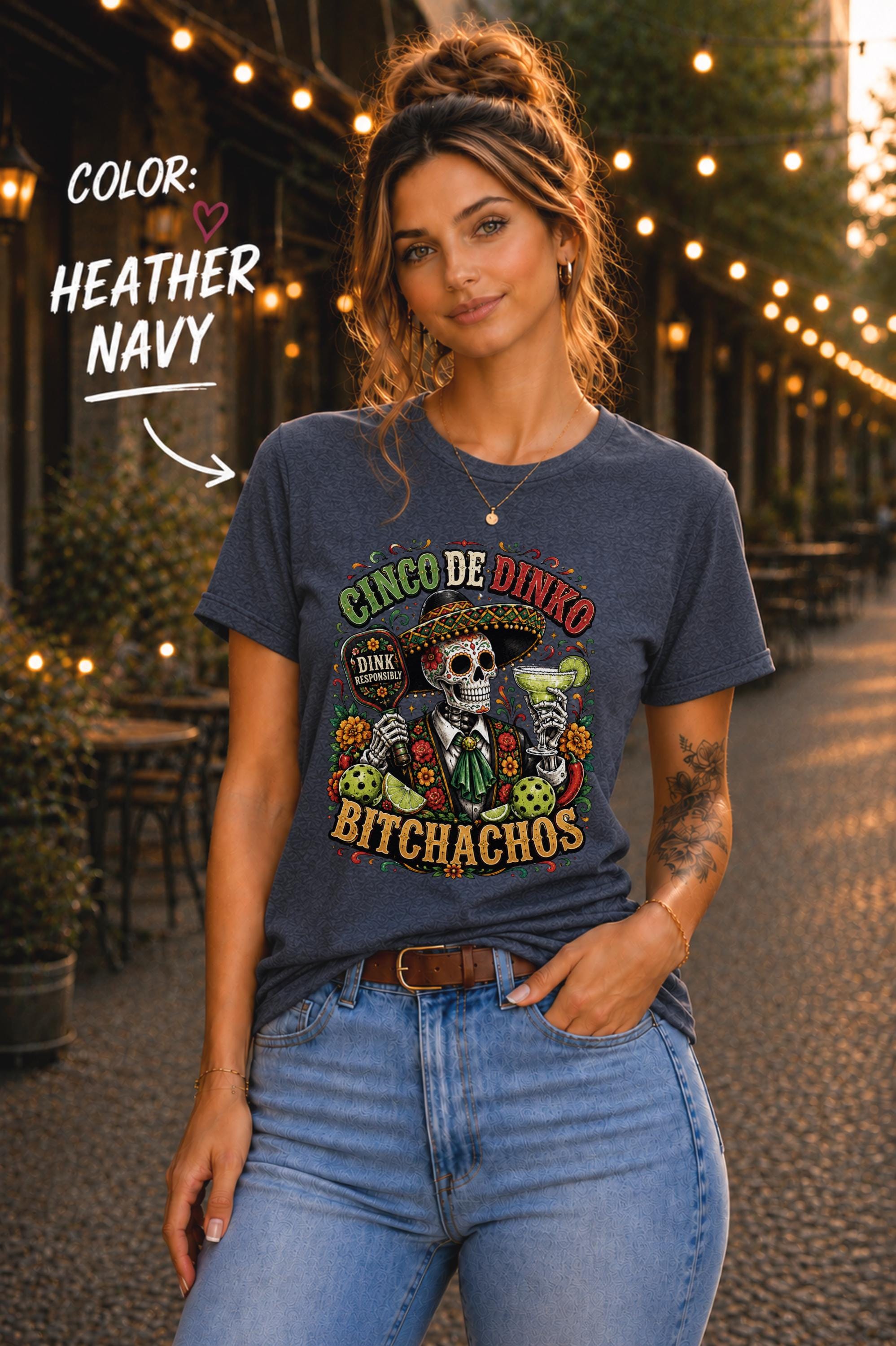 Colorful Mexican holiday graphic tee