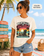 Vacation lover gift shirt with beach chair design
