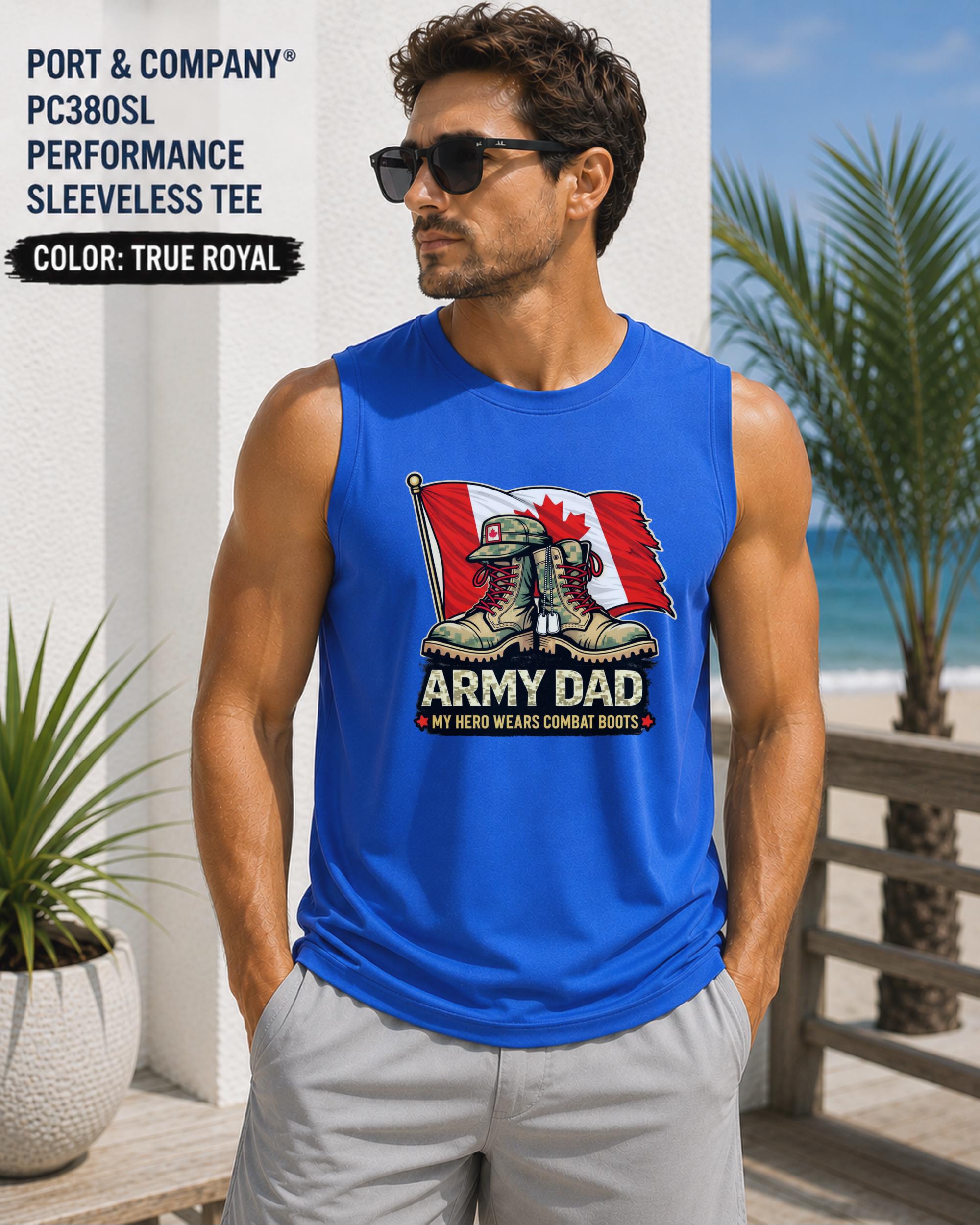 Combat boots and dog tags patriotic graphic tee