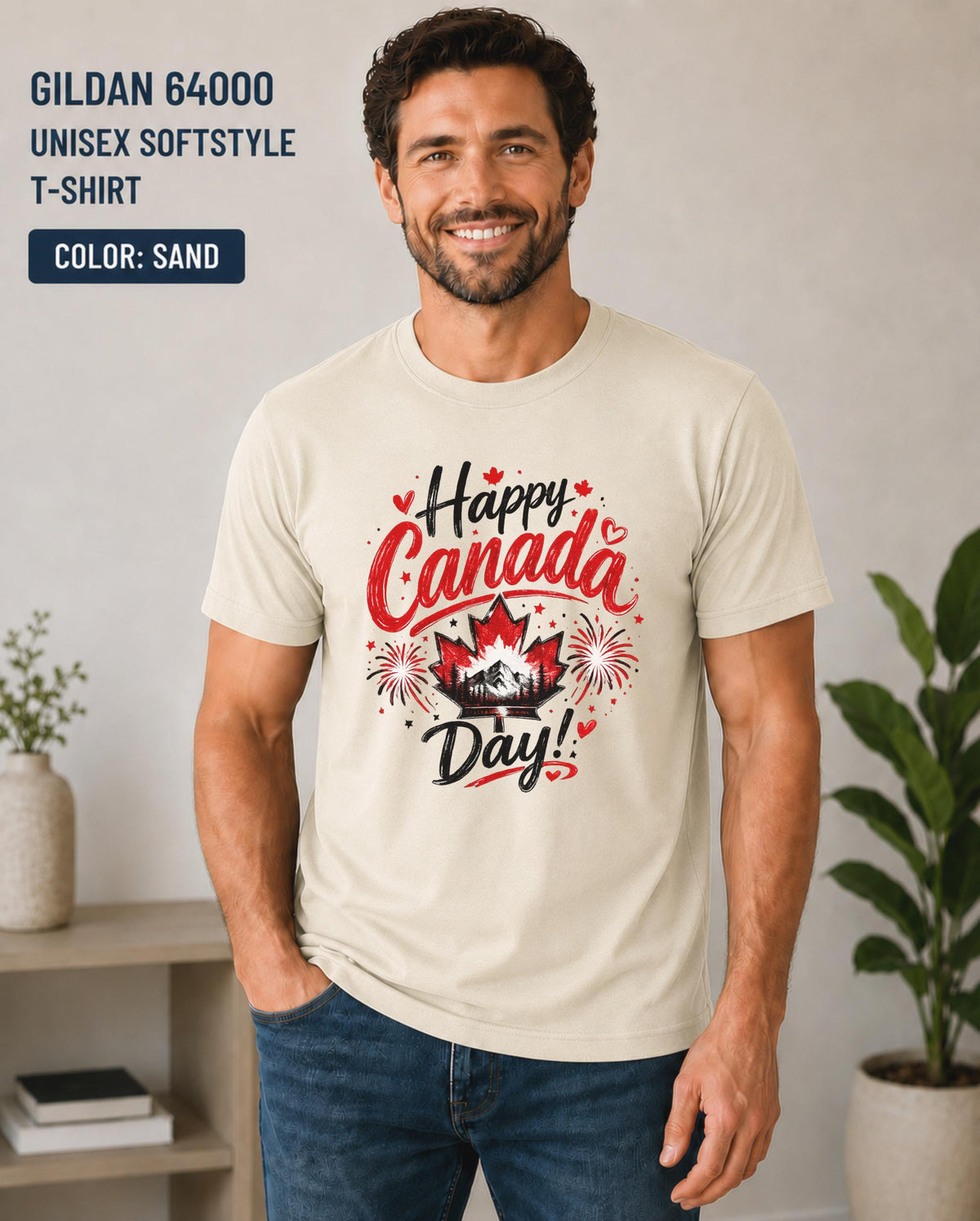 Softstyle Canada Day tee for men and women