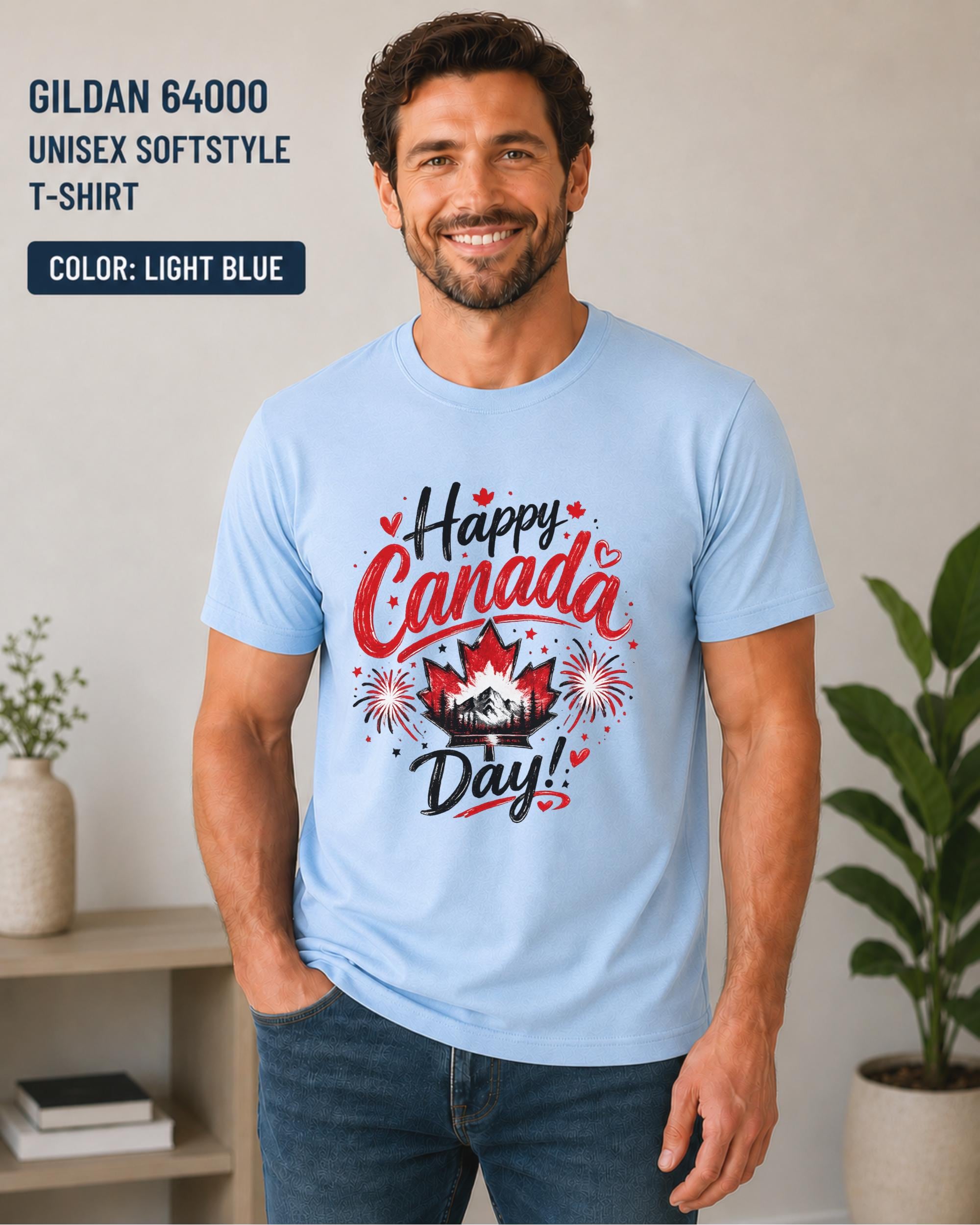 Canadian pride t-shirt for July 1 celebrations