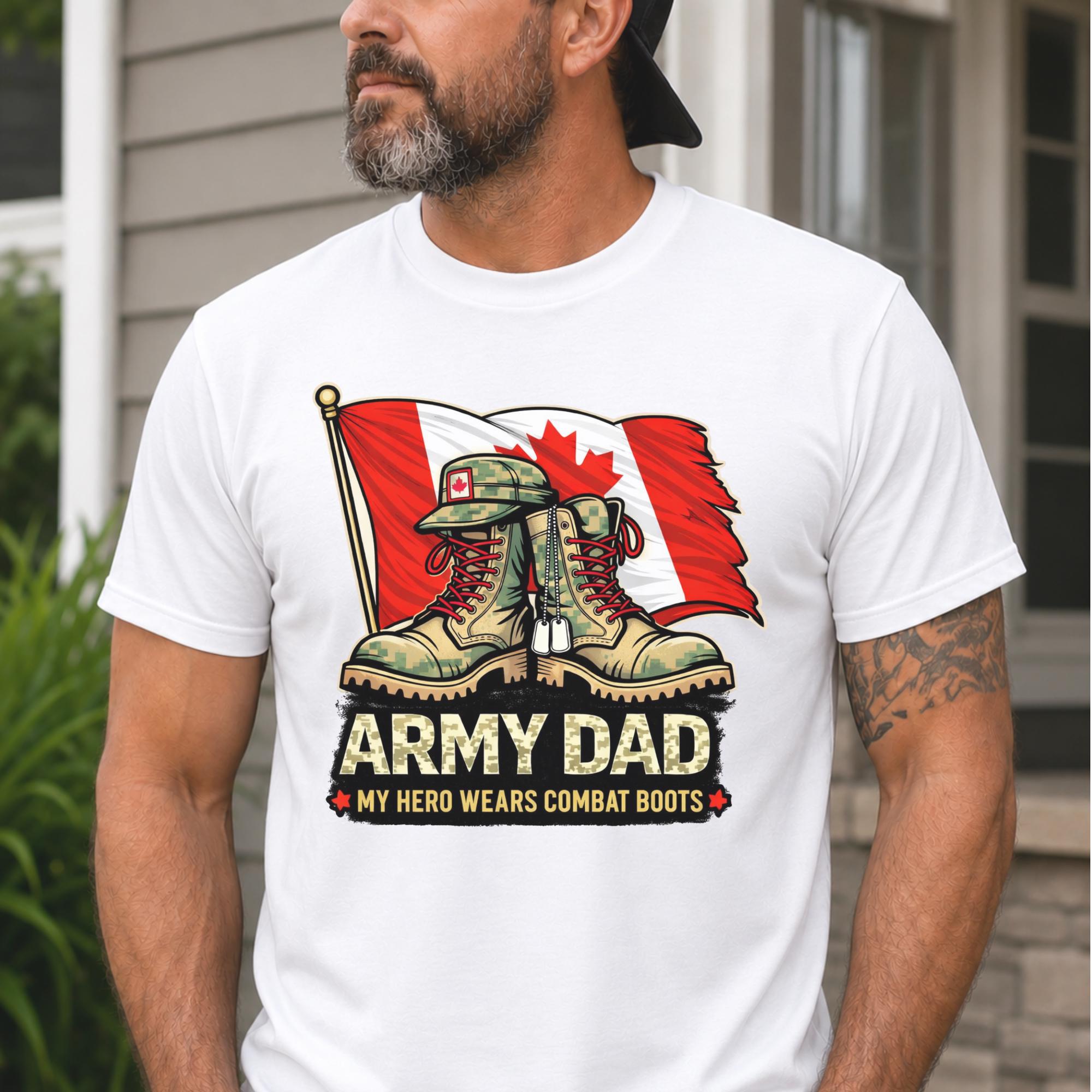 Canadian Army Dad Digital PNG File