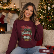 Christmas Crew Matching Sweatshirts, Making Memories Together, Family Holiday Gifts, Trendy Xmas Wear
