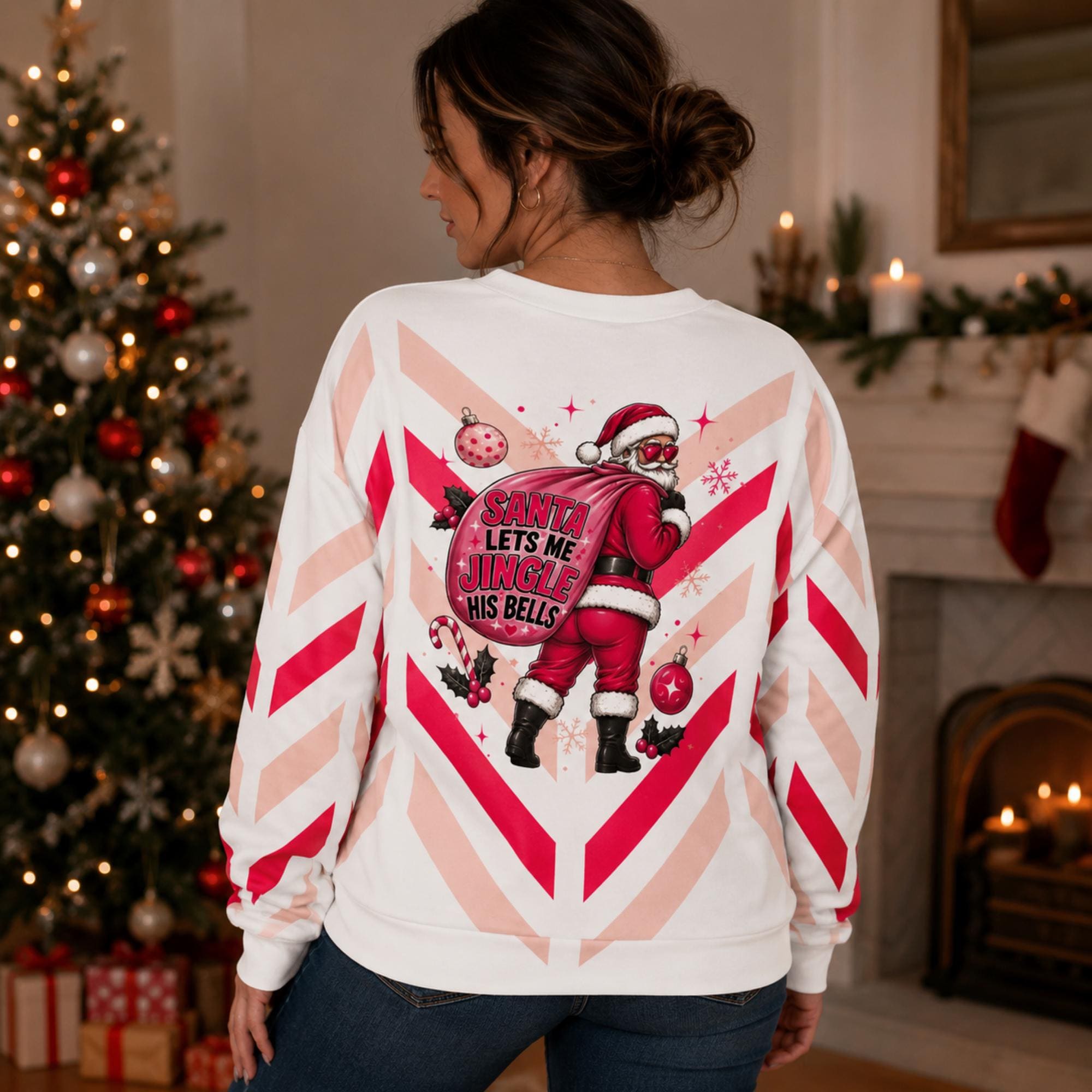 Funny Saying on the back, Ugly Christmas Sweater, Xmas Grinch Shirt, Ugly Holiday Sweater, Xmas Sweatshirt, Family Holiday Sweatshirts, Christmas Party